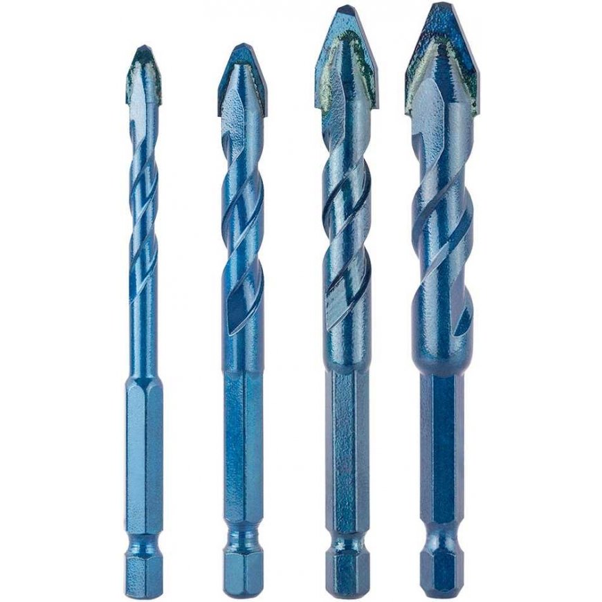 Neo Tools universaalne puurete komplekt HEX 6,8,10,12 mm