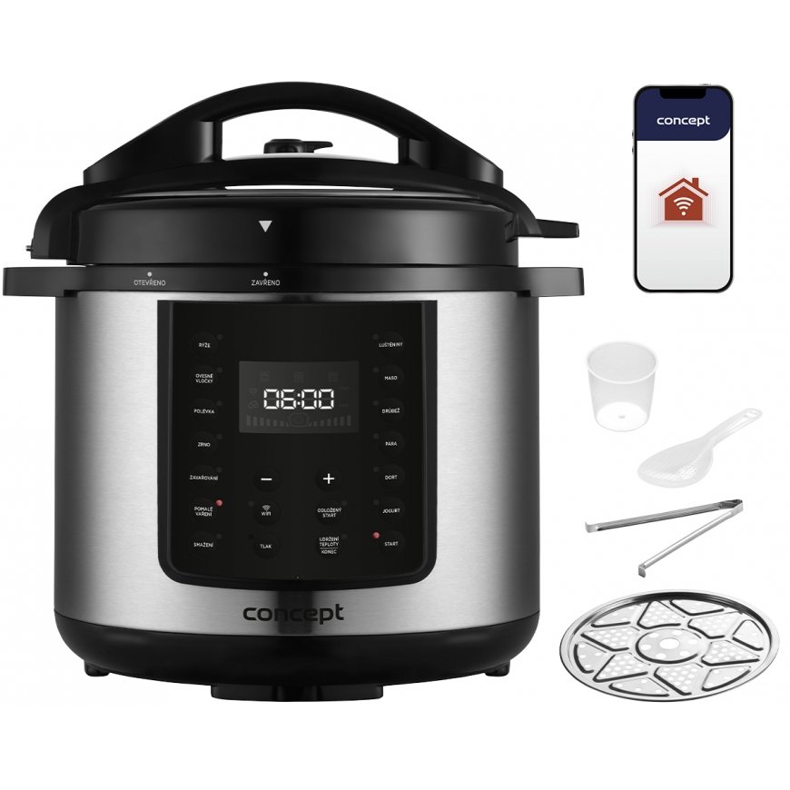 Concept CK8001 multikeetja 5,6 l 1000 W Must, Roostevaba teras