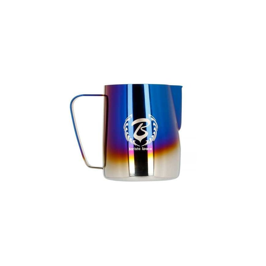 Barista Space - 600 ml Pusė Mėlyna Pieno Kavinukas