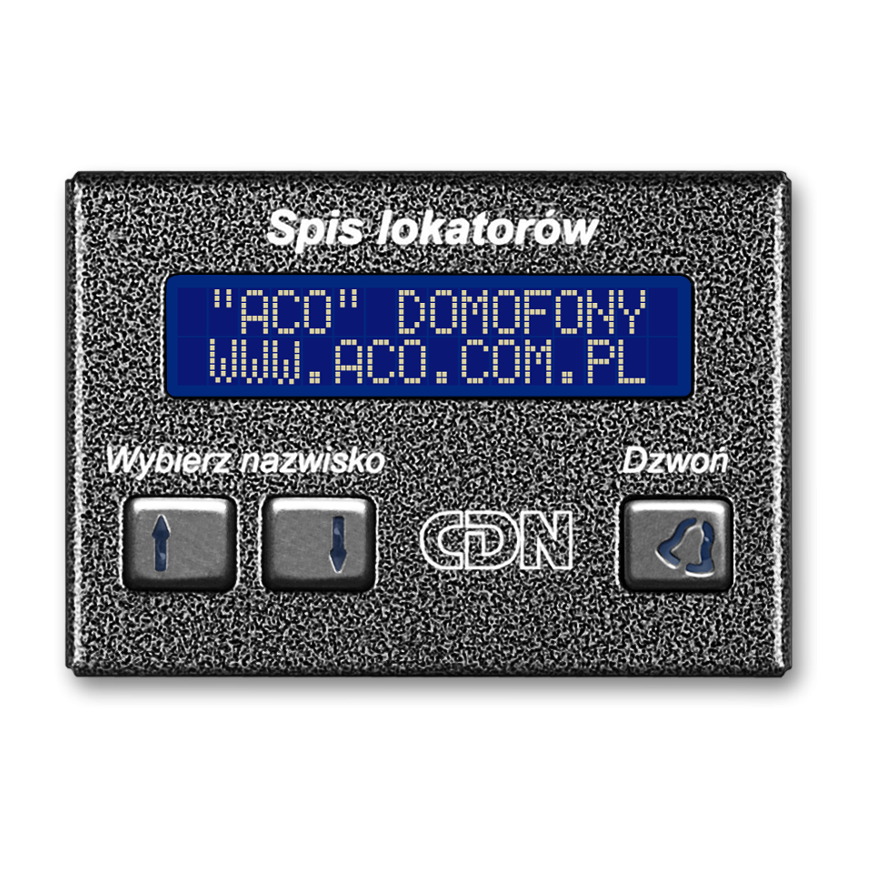 ACO ELEKTRONISKO NOMINIEKU SARAKSTS CDN-230E-ST/W ACO