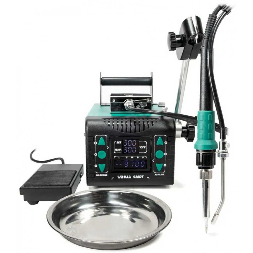 Yihua 928DT soldering station with automatic tin feed - 65W – 3