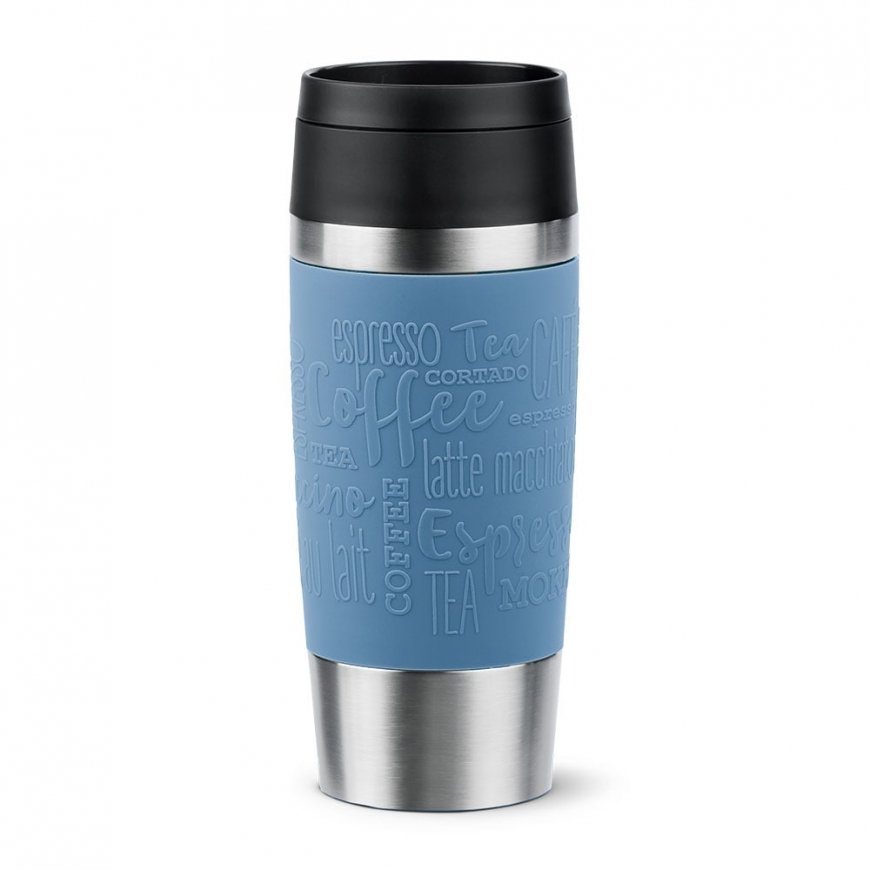 EMSA Travel Mug Classic 36 ml Zils, Nerūsējošs tērauds