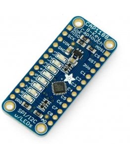 CAP1188 I2C / SPI touch module, 8 buttons, Adafruit 1602
