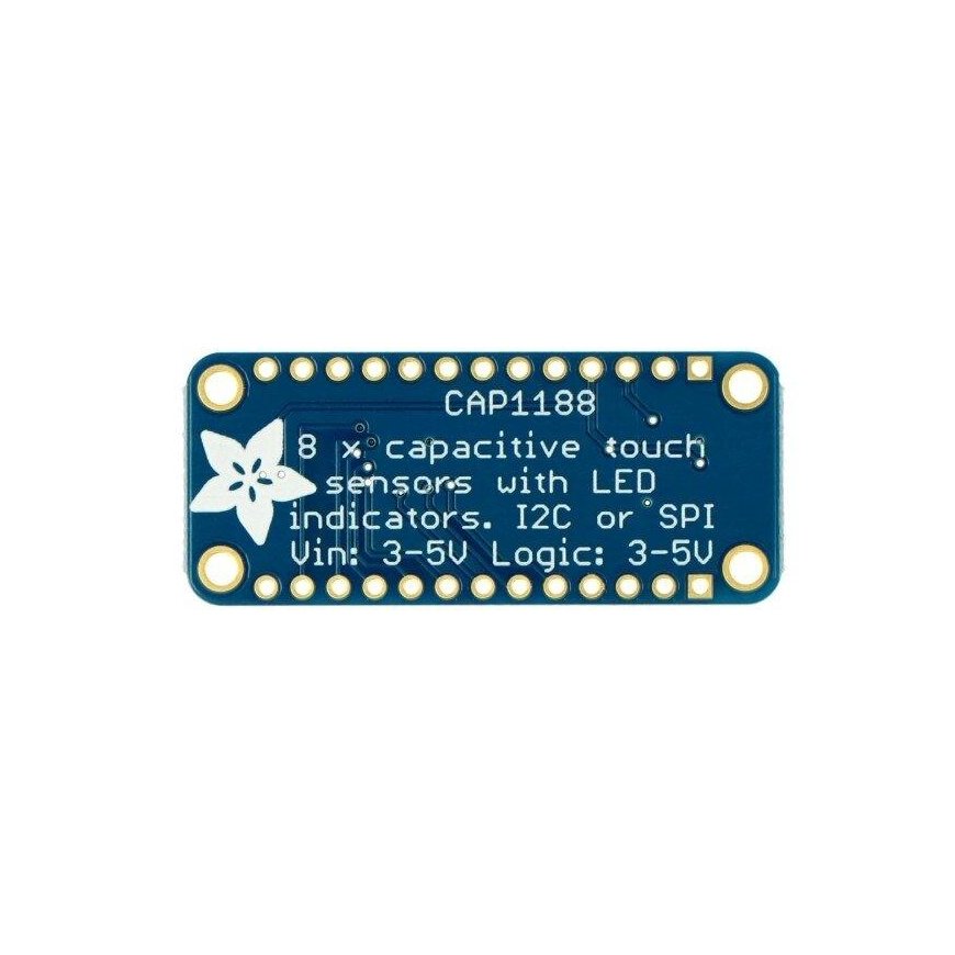 CAP1188 I2C / SPI jutiklis modulis, 8 pogu, Adafruit 1602 – 3