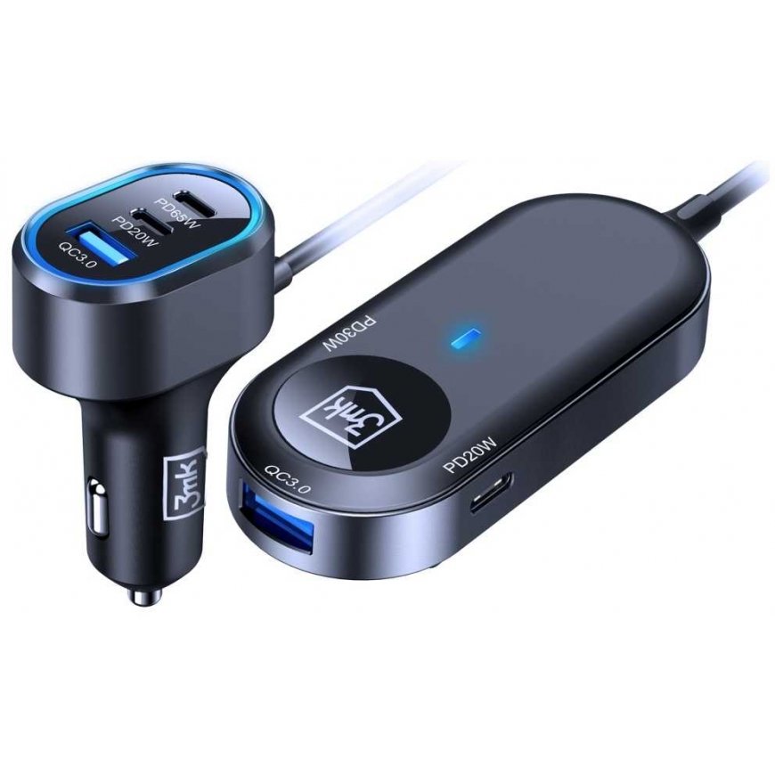 3mk Double Car Charger 135W – 4