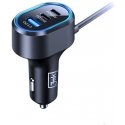 Зарядное устройство для автомобиля 3mk двойное 135W Зарядное устройство для автомобиля 3mk двойное 135W