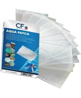 Cf Group AQUA PATCH - baseina remonta pleistru komplekts (5 gab. caurspīdīgi, 5 gab. melni)