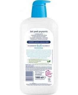 Nivea BAMBINO Ģimenes hiper-delikāts dušo želeja ar pantenolu - barojoša 1000 ml