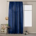 Öö kardin AmeliaHome VELVET 140X245 cm, 1 tk, riba/kinnitus, värv: tume sinine Öö kardin AmeliaHome VELVET 140X245 cm, 1 tk, riba/kinnitus, värv: tume sinine