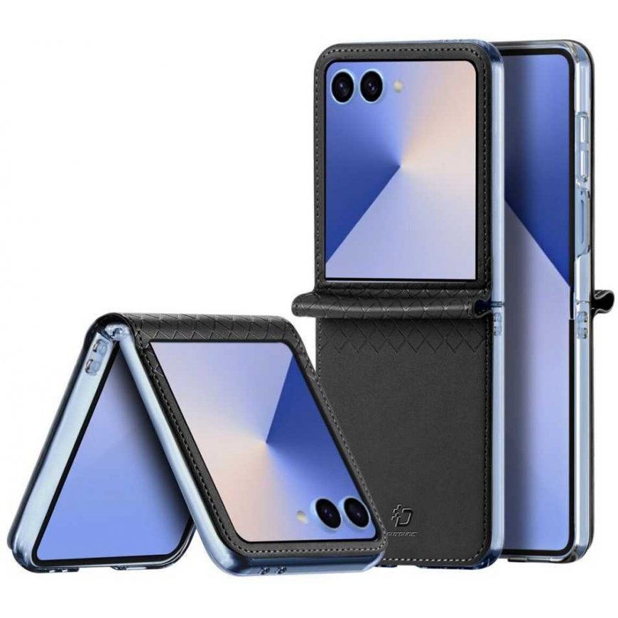 DUX DUCIS vāciņš BRIL paredzēts Samsung Galaxy Z Flip7 5G zilā krāsā