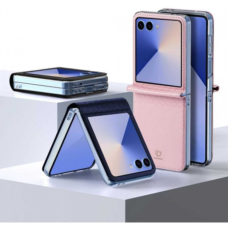 DUX DUCIS vāciņš BRIL paredzēts Samsung Galaxy Z Flip7 5G zilā krāsā – 2