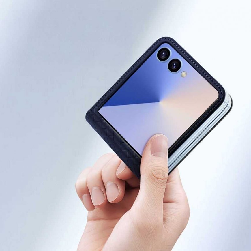 DUX DUCIS -kotelo BRIL Samsung Galaxy Z Flip7 5G:lle sinisenä – 3