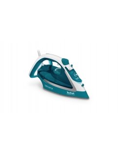 Tefal EasyGliss Plus FV5737 Sausais un tvaika gludeklis Durilium gludināšanas virsma 2500 W Tirkīzs, Balts