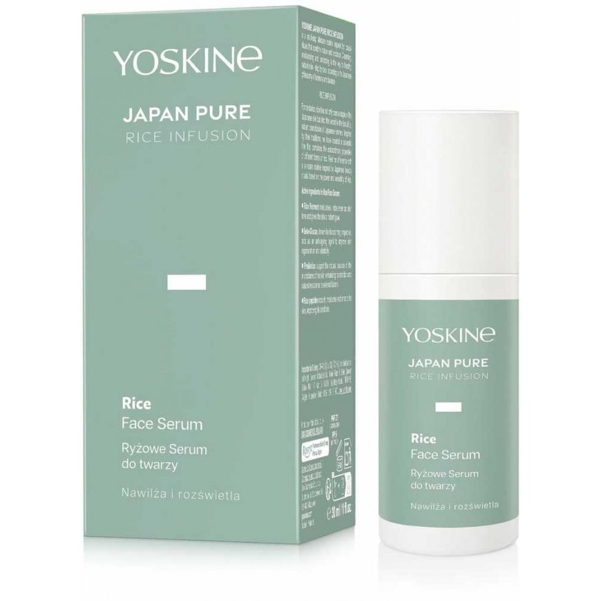 Yoskine 'Japan Pure Rice Infusion' rice face serum 30 ml