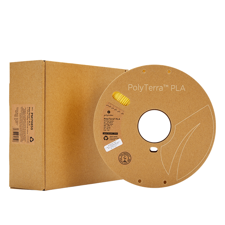 Polymaker PolyTerra PLA - 1kg - 1.75mm - Savannah dzeltena – 4