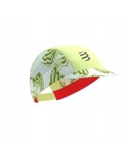 Cap Compressport Pro Racing müts - roheline kamuflaaž/fluo punane