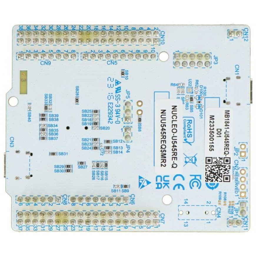 Stmicroelectronics STM32 NUCLEO-U545RE-Q - STM32U545RE ARM Cortex M33 – 3