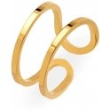 Troli Original Gold-Plated Open Steel Ring Troli Original Gold-Plated Open Steel Ring