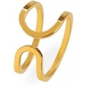 Troli Original Gold-Plated Open Steel Ring Troli Original Gold-Plated Open Steel Ring