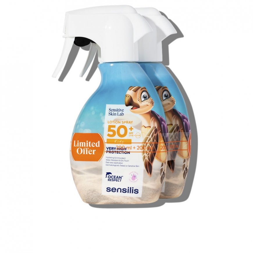 Sensilis PEDIATRICS spreilotion SPF50+ pakend 2 x 200 ml – 2