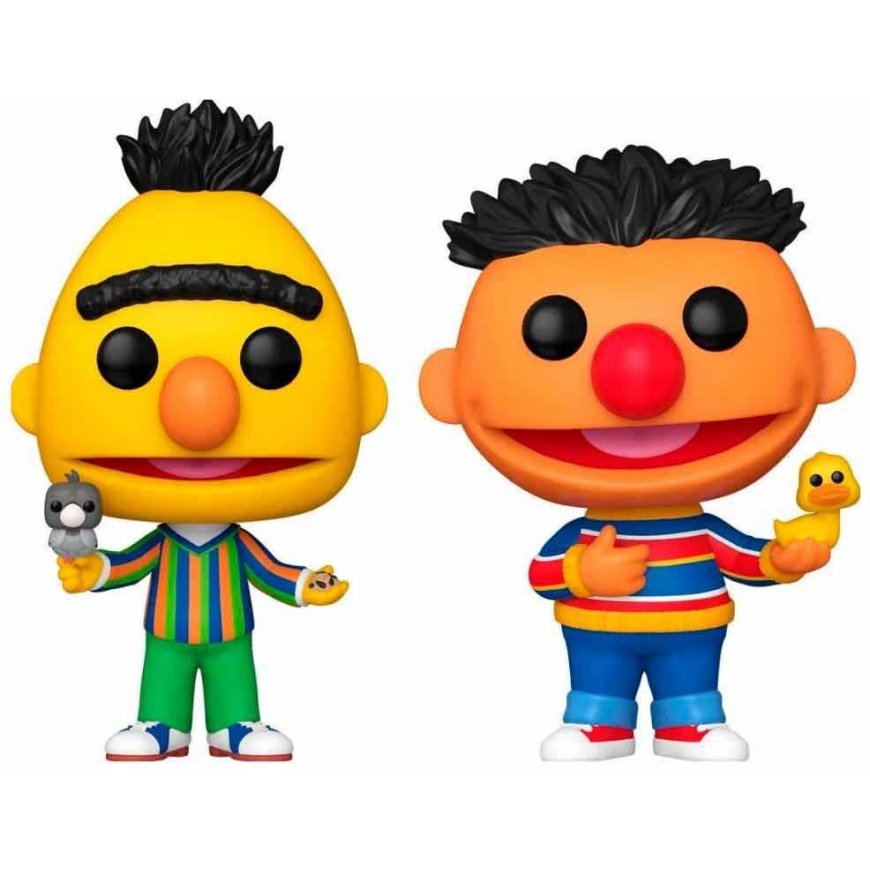Funko POP Pakka 2 hahmoa Sesame Street Bert & Bernie Exclusive