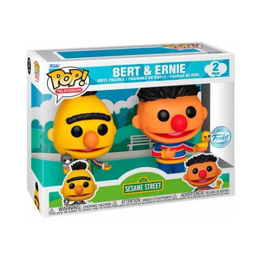 Funko POP Pack 2 figures Sesame Street Bert & Bernie Exclusive – 2