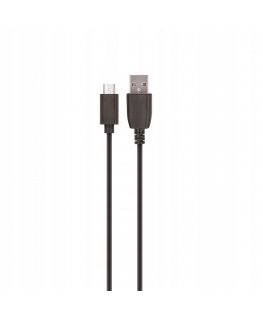 Setty USB kabelis 1m 2A micro USB melns R