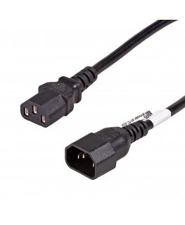 Akyga AK-PC-07A кабель питания Черный 3 m Разъем C13 Разъем C14