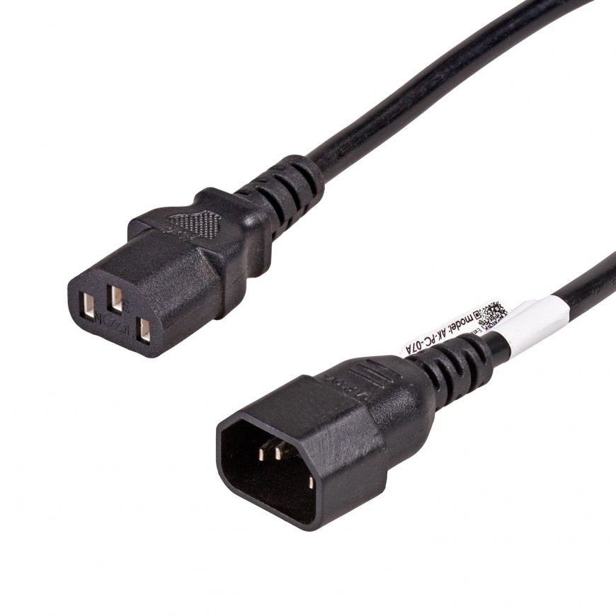 Akyga AK-PC-07A virtajohto musta 3 m C13 liitin C14 liitin