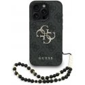 Guess PU 4G Metal Logo Strap vāciņš, kas paredzēts Apple iPhone 15 Pro Max melnā krāsā Guess PU 4G Metal Logo Strap vāciņš, kas paredzēts Apple iPhone 15 Pro Max melnā krāsā