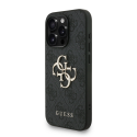 Guess PU 4G Metal Logo -kotelo Apple iPhone 15 Pro Max: musta väri Guess PU 4G Metal Logo -kotelo Apple iPhone 15 Pro Max: musta väri