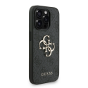 Guess PU 4G Metal Logo Strap vāciņš, kas paredzēts Apple iPhone 15 Pro Max melnā krāsā Guess PU 4G Metal Logo Strap vāciņš, kas paredzēts Apple iPhone 15 Pro Max melnā krāsā