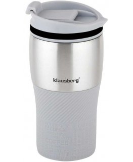 TERMINIS PUODELIS SU SILIKONINE JUOSTA 320ML, KLAUSBERG KB-7626, PILKOS SPALVOS