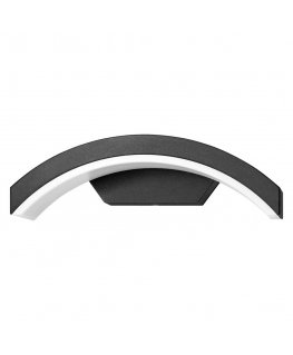 Lubinis valaisin Orno PILEA LED 9W, puutarhavalaisin, 700lm, IP54, 4000K, musta