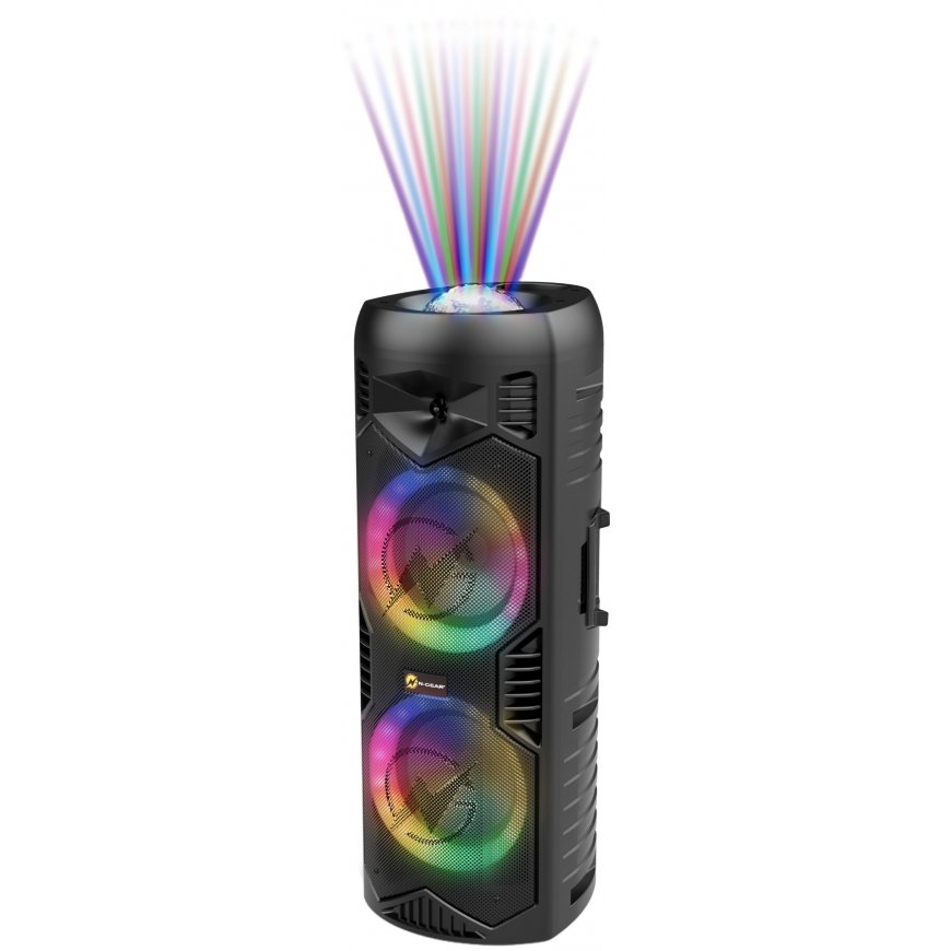 N-GEAR LGP5150BK Kannettava ja juhlakaiutin musta 200 W – 2