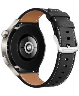 Strap "Samsung Galaxy Watch Forcell F-Design FS21" with holes, eco leather, 22 mm, black