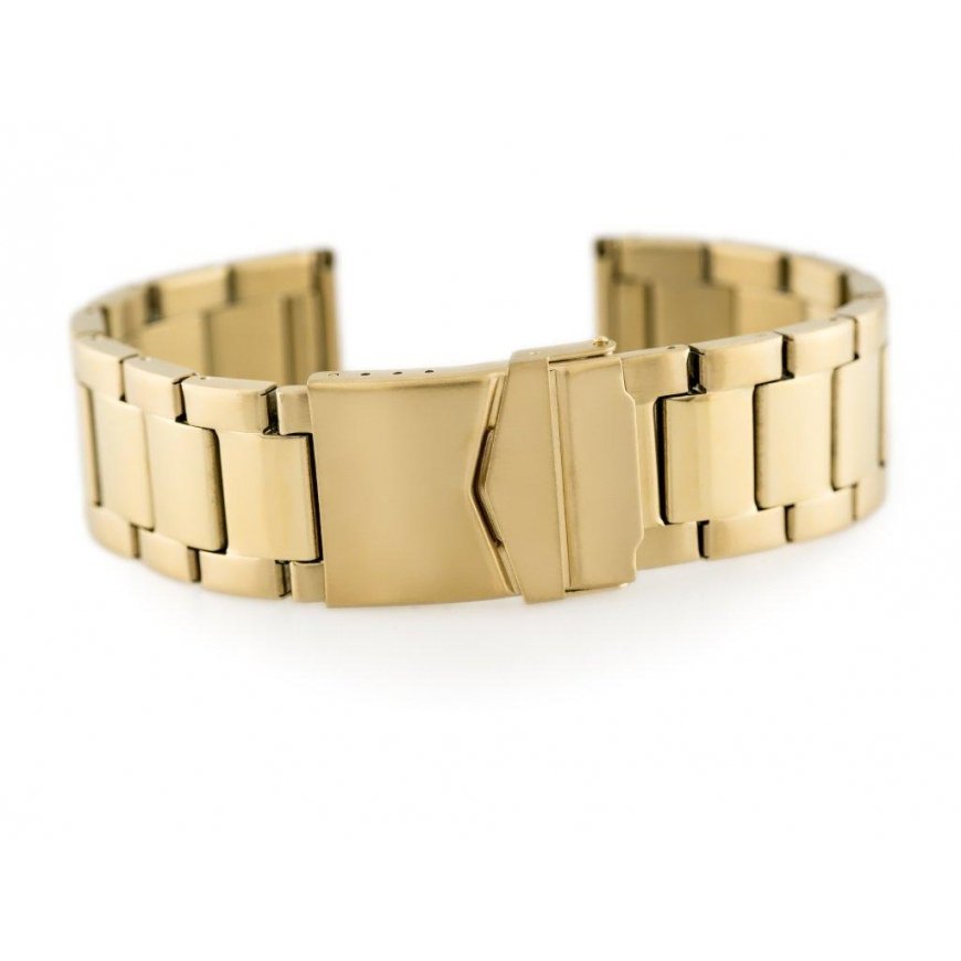 Inny kuldne käevõru 676G - HQ teras - kuldne - 22mm