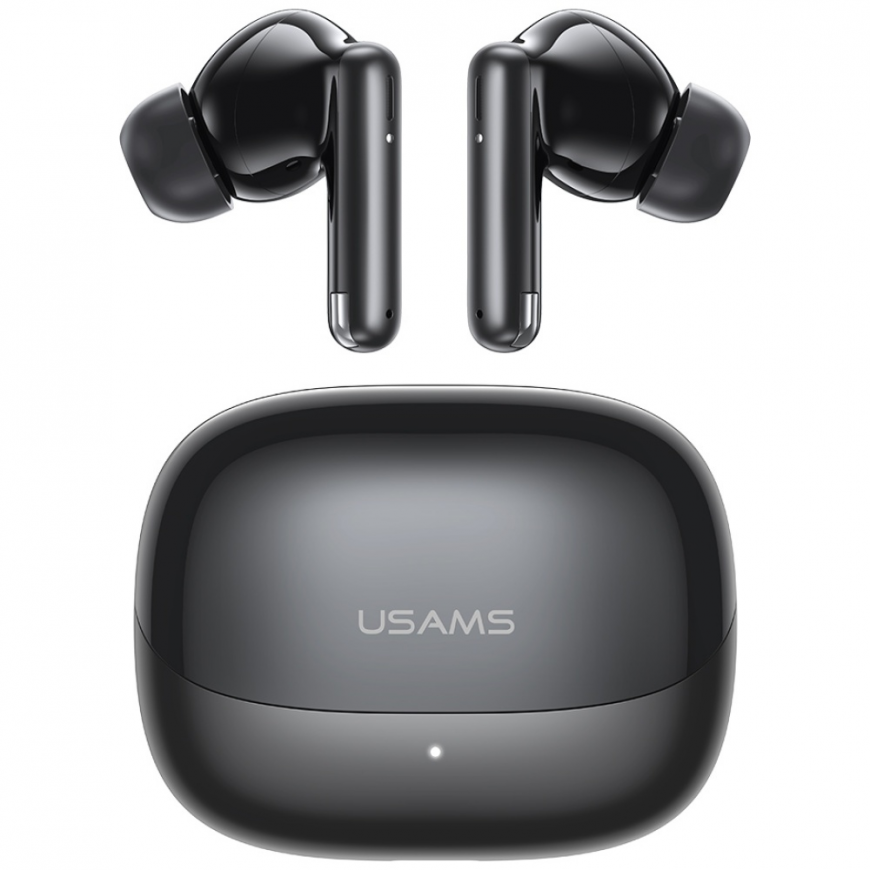Ausinės Bluetooth TWS USAMS IF27 belaidės juodos spalvos – 3