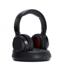 Aiwa WHF-880 Ausinės be mikrofono ir ausinės su mikrofonu Bevielis Su lankeliu Muzika Įkrovimo stovas Juoda