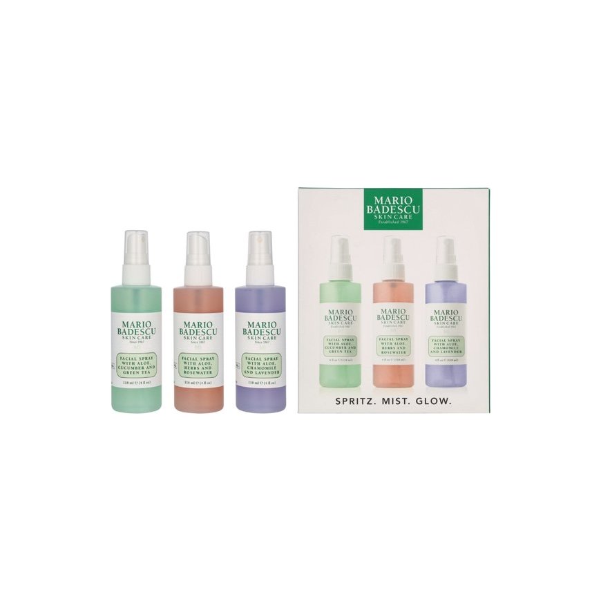 Набор спреев Mario Badescu Spritz Mist & Glow, 354 мл