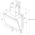 Whirlpool WHVP 65F LM K Seinäkiinnitys musta 375 m³/h Whirlpool WHVP 65F LM K Seinäkiinnitys musta 375 m³/h