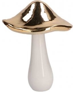 DOMESTIC RITUALS SPUNTATI 2 decorative mushroom figurine set 9 x 9 x 14.5 cm