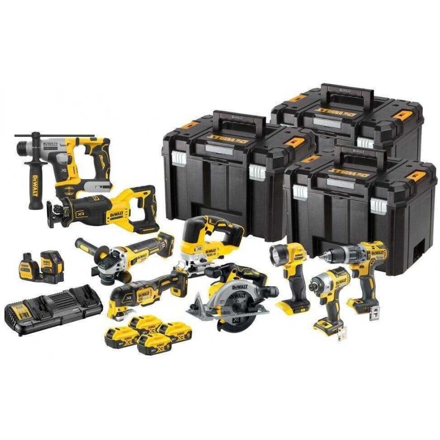 DEWALT Rinkinys COMBO 18V DCK1012P4T (DCD796