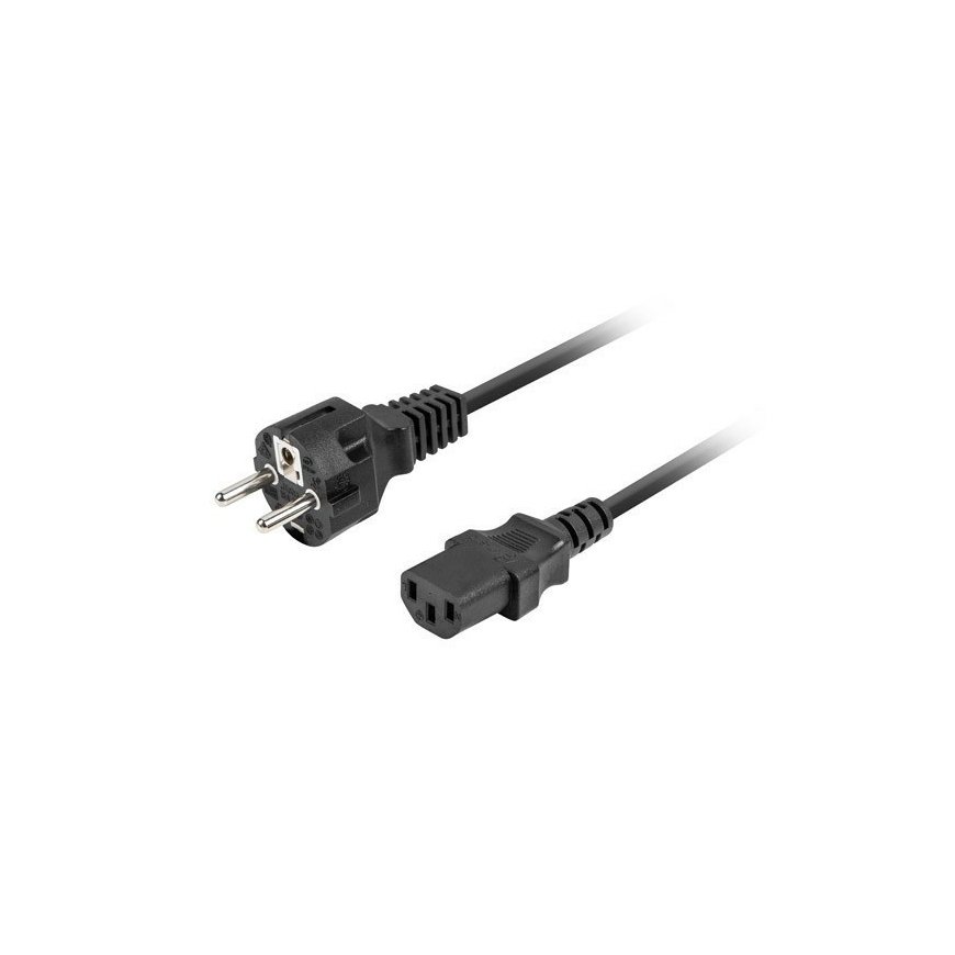 Lanberg CA-C13C-14CC-0018-BK elektrības kabelis Melns 1