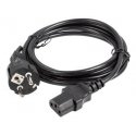 Lanberg CA-C13C-14CC-0018-BK toitekaabel Must 1,8 m C13 pistikut CEE7/7