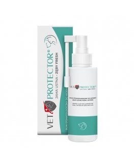 JM SANTE Vet Protector Fresh - zobu risinājums mutes higiēnai suņiem un kaķiem – 100 ml