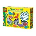 SES Creative Dough - Dinos mega set with cutters Muovailuvaha Monivärinen SES Creative Dough - Dinos mega set with cutters Muovailuvaha Monivärinen