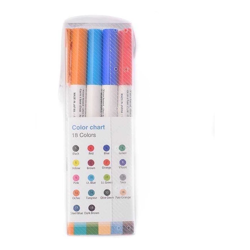 MARVY brush tip markers Artist 1100-18A, 18 pcs. – 2