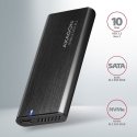 Axagon EEM2-SB2 storage drive enclosure SSD enclosure Black M.2