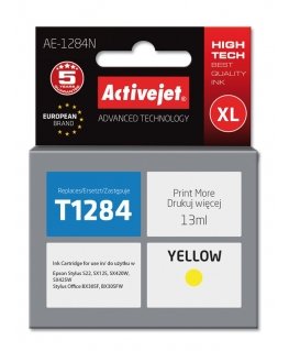 Activejet AE-1284N tindikassett 1 tk Kokkusobiv High (XL) Yield Kollane